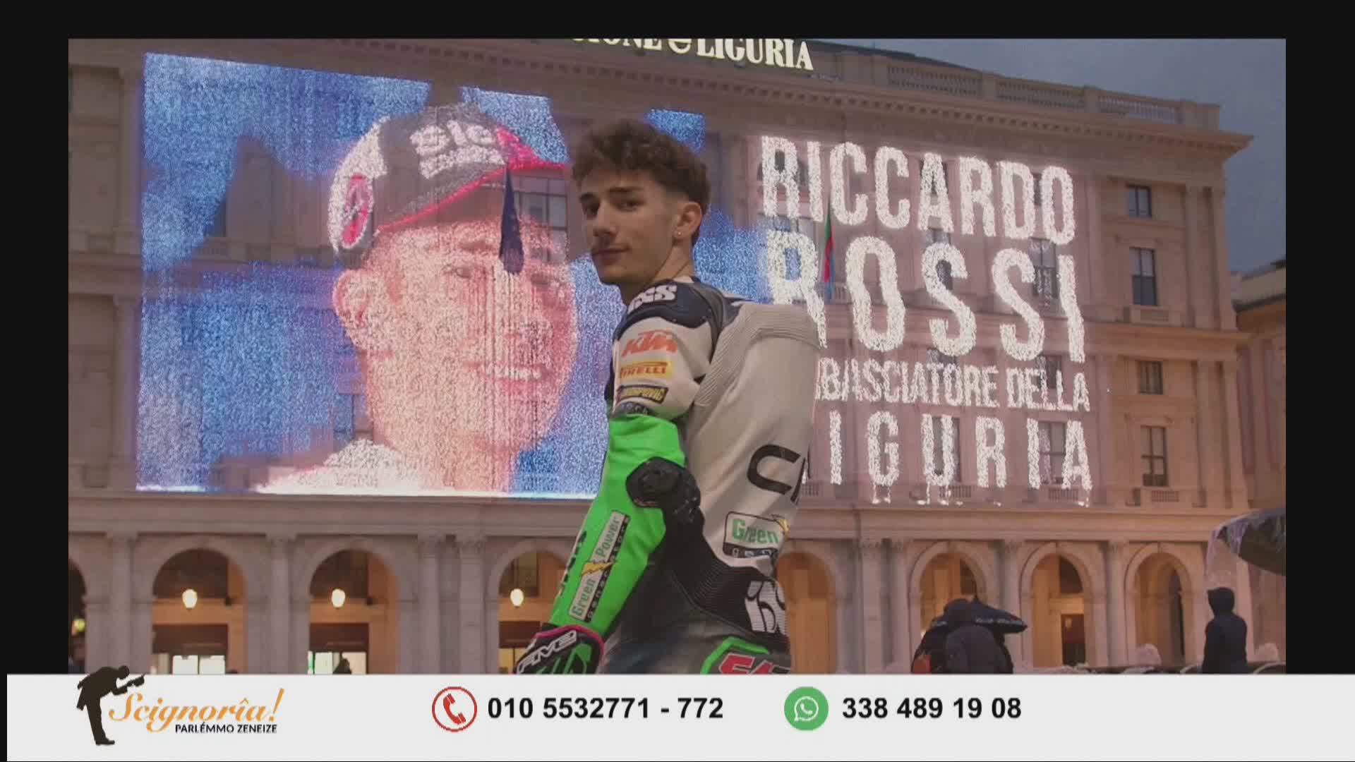 Rossi, il pilota genovese del Motomondiale: “Vado in Moto2 con mortaio e pestello”