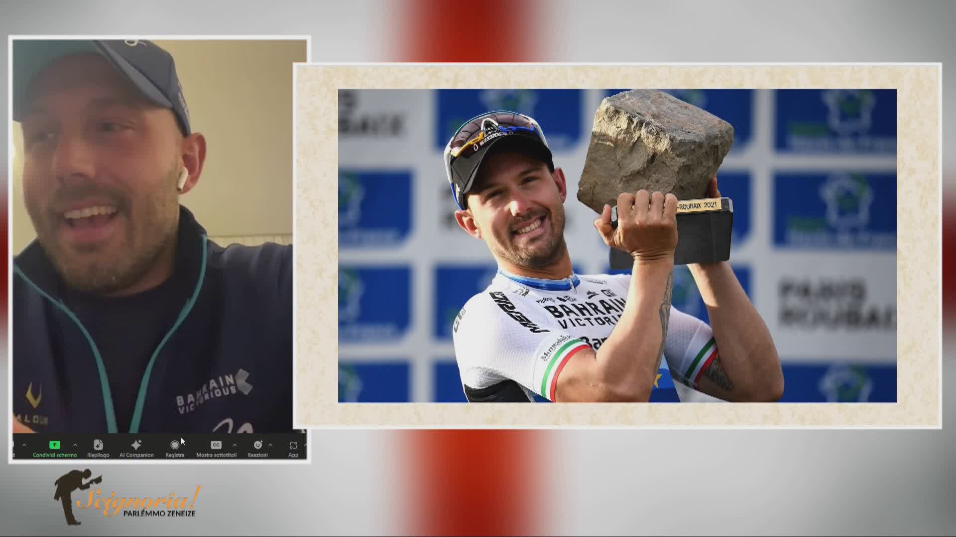 Ciclismo, a 'Scignoria!' Colbrelli in bresciano: “Ecco come si vince la Roubaix e non si perde la ruota di van der Poel”