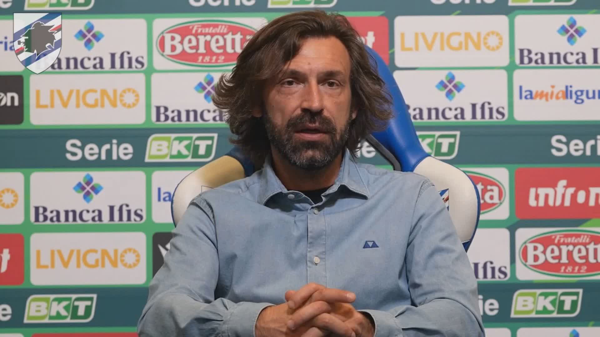Sampdoria, Pirlo: "Serve continuità di risultati, vietato sbagliare. Piccini non ci sarà, Esposito in gruppo dalla prossima settimana"