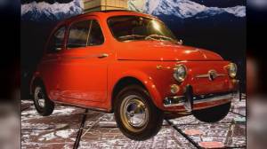 Liguria: la storica Fiat 500 di Pertini arriva in consiglio regionale
