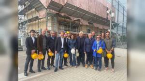Santo Stefano al Mare, nuova tappa del 'Liguria Rigenera Tour': i lavori all'ex stazione e in piazza Saffi