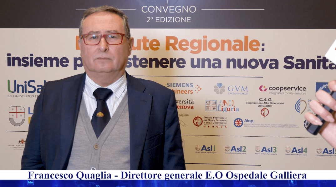 La Salute Regionale: insieme per sostenere una nuova sanità - L'intervista a Francesco Quaglia