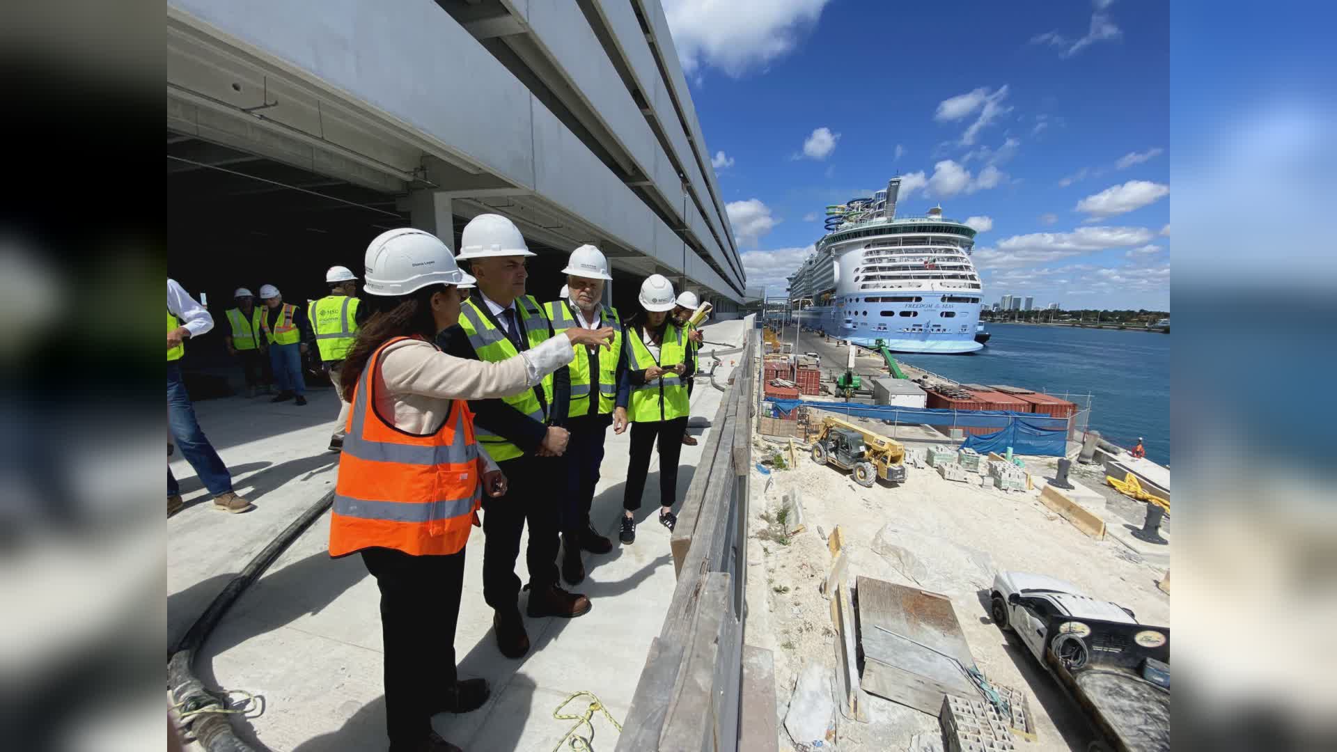 Porti, Miami, Rixi: "Fincantieri e Leonardo costruiscono il terminal crociere più grande del mondo"