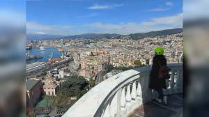 Genova vista dalla cupola della basilica di Carignano, al via le visite guidate