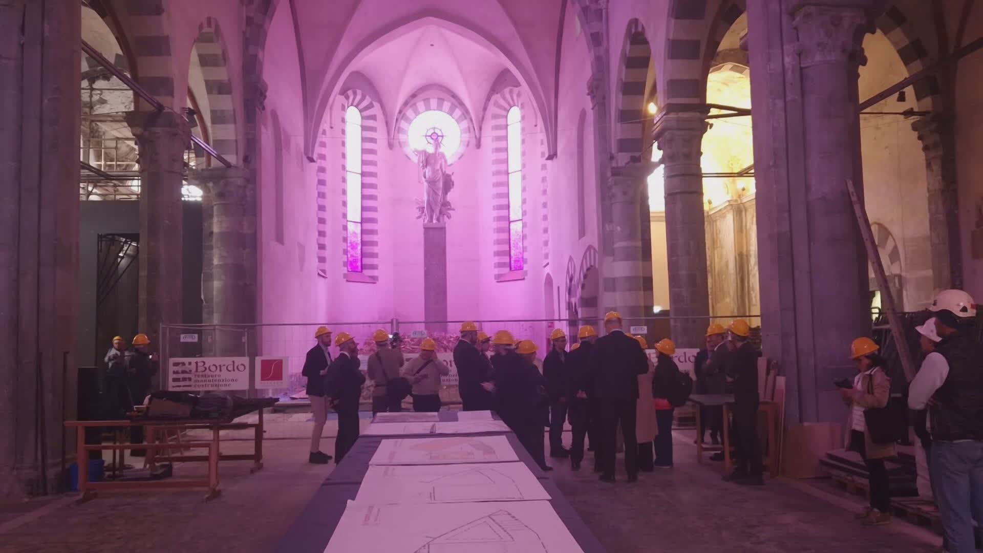 Genova, il Museo di Sant'Agostino rivede la luce: a maggio parziale riapertura, a novembre via libera per il deposito dei marmi