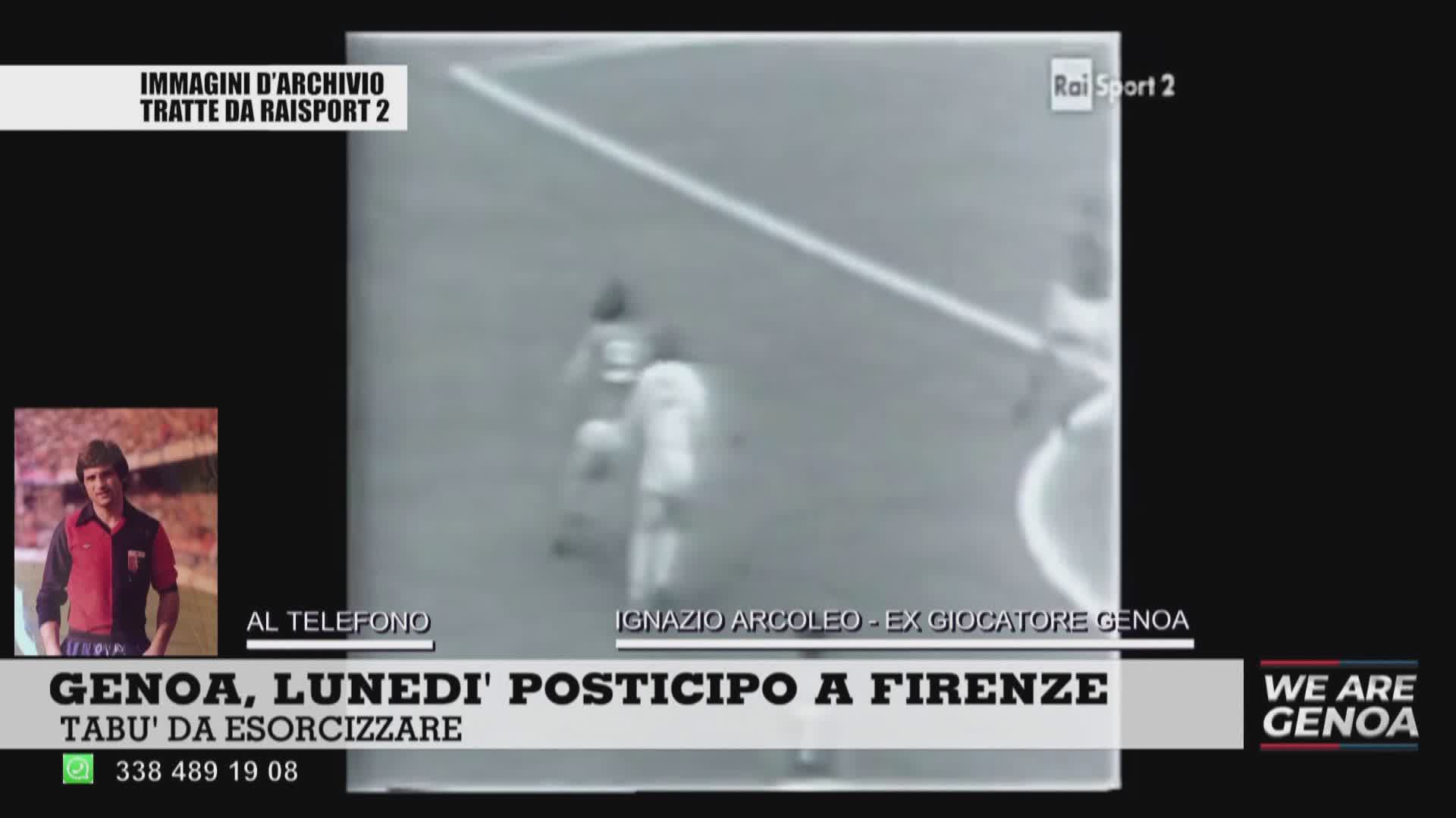 Genoa, Arcoleo: "L'ultima vittoria a Firenze firmata da un gruppo di amici"