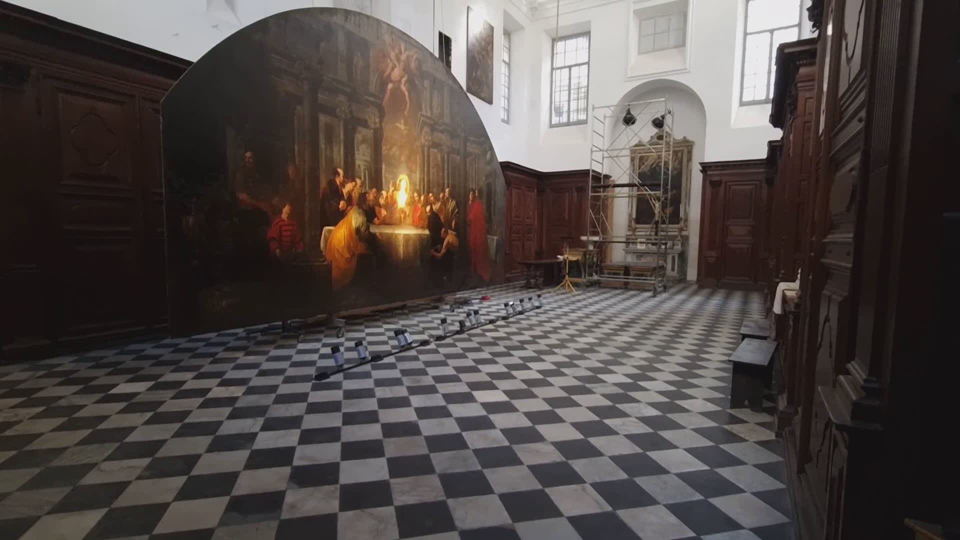 Genova, la chiesa di San Siro presenta gli ultimi restauri: totalmente rinnovate la sacrestia monumentale e l' "Ultima Cena" di Orazio de Ferrari