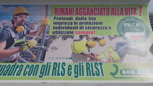 Genova, Filca Cisl Liguria viaggia tra i cantieri della provincia: un tour dedicato al tema della sicurezza sul lavoro
