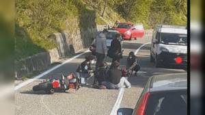 Genova: gare in moto sul monte Fasce, polizia identifica 21 persone
