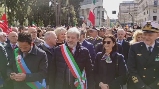25 aprile, il sindaco Bucci: "Genova è una città antifascista"