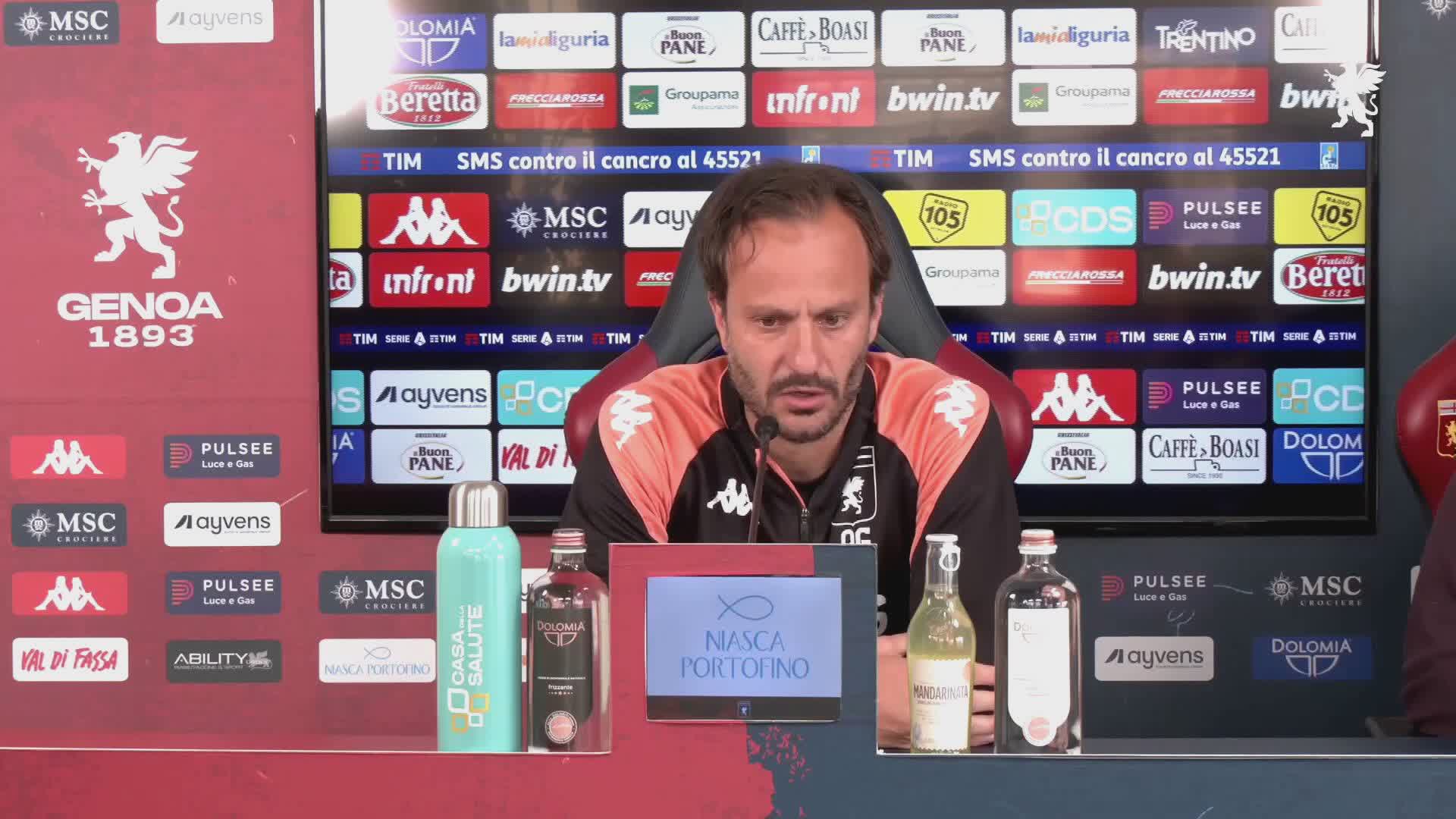 Genoa, Gilardino sugli infortunati: "Tempi lunghi per Bani, potrebbe non recuperare per il finale di stagione"