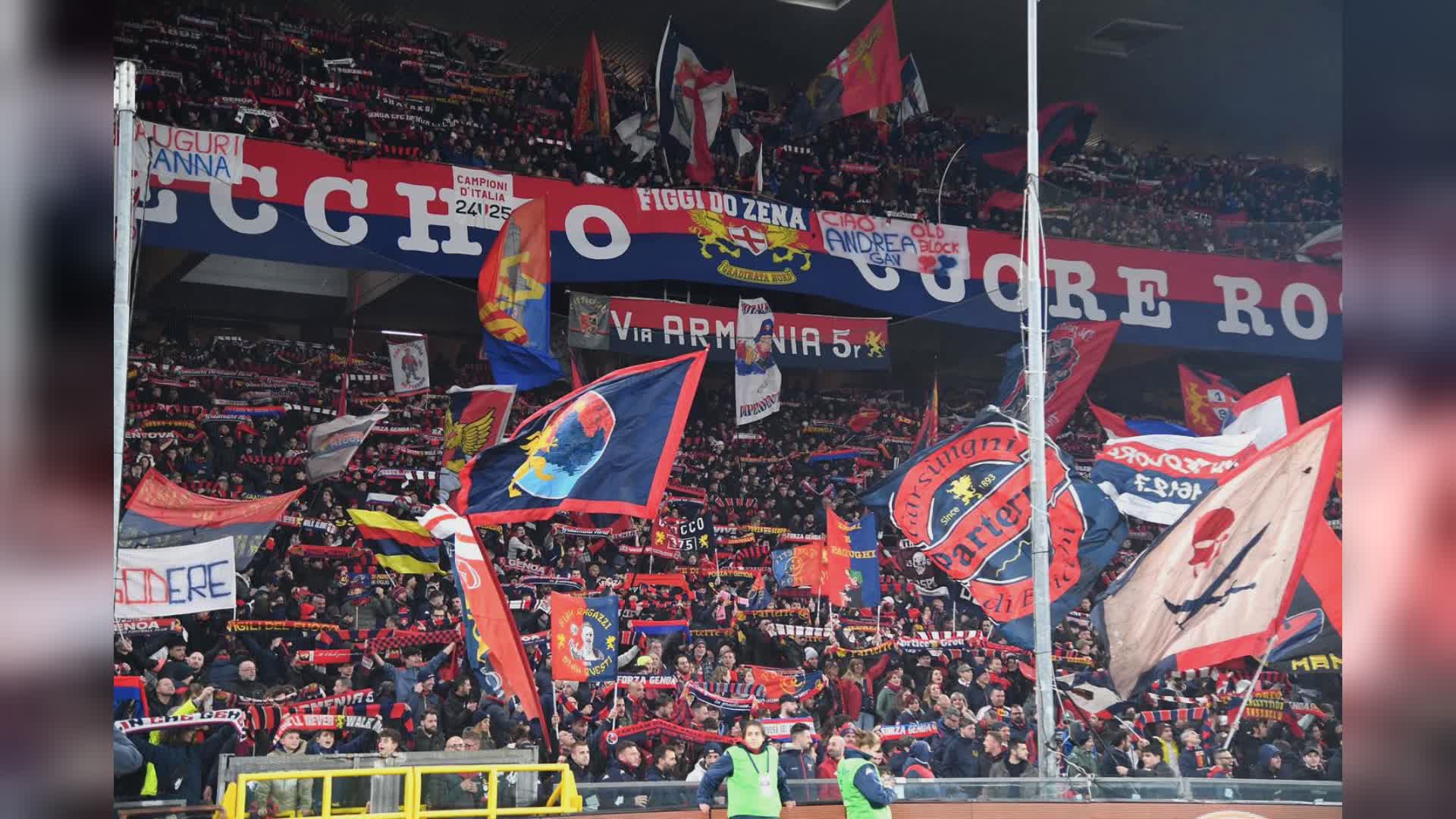 Genoa, ecco l'orario della 36^ giornata: con il Sassuolo in campo domenica 12 maggio alle 15