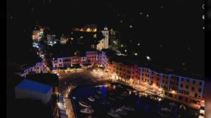 Genova e Portofino illuminate di blu per l'anniversario di "Make a Wish"