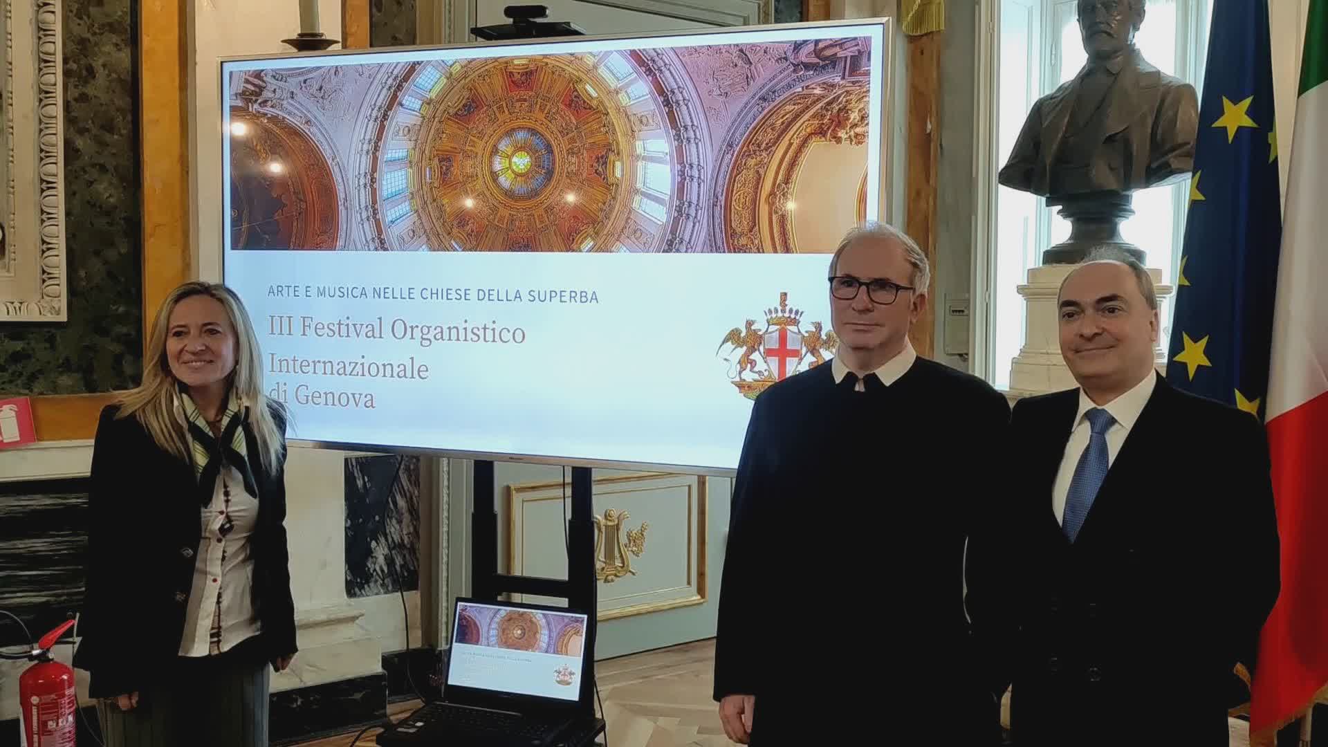 Genova, dal 21 maggio all'11 giugno torna il Festival organistico internazionale