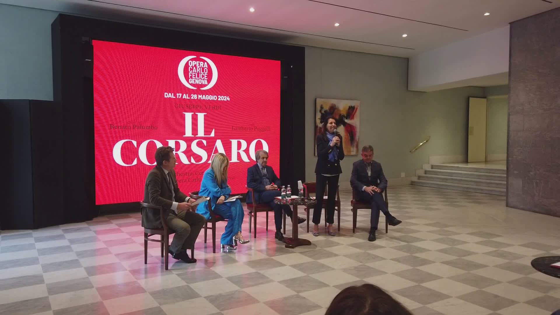 Genova, al Carlo Felice arriva "Il Corsaro" di Giuseppe Verdi