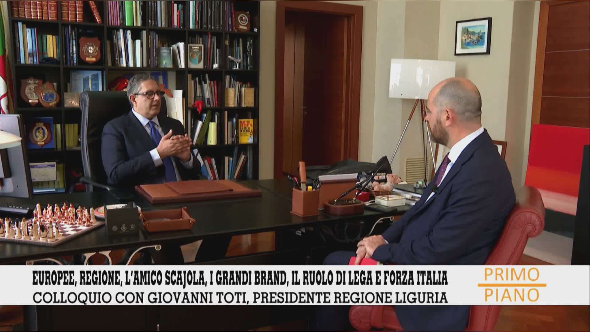 Politica, Toti a Telenord: "Io e gli Scajola: su Claudio ebbi pregiudizi ora superati, auspichiamo futuro comune. Marco figura chiave della giunta"