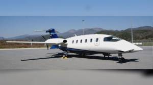 Piaggio Aerospace a Ginevra per Ebace, Salone internazionale dell'aviazione privata d'affari, con un P180 in assetto ambulanza