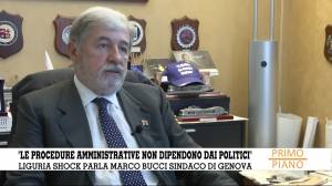 Marco Bucci a Primo Piano: "Depositi chimici? Trovino gli altri una soluzione. Signorini in Iren? Ha lavorato bene"