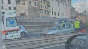Genova, incidente in Sopraelevata: coda verso ponente