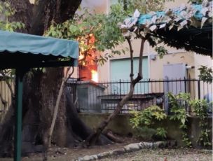 Genova: incendio nel centro di Nervi, fiamme e fumo in via Oberdan (IL VIDEO)