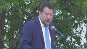 Diga Genova, ministro Salvini alla posa del primo cassone venerdì 24 maggio