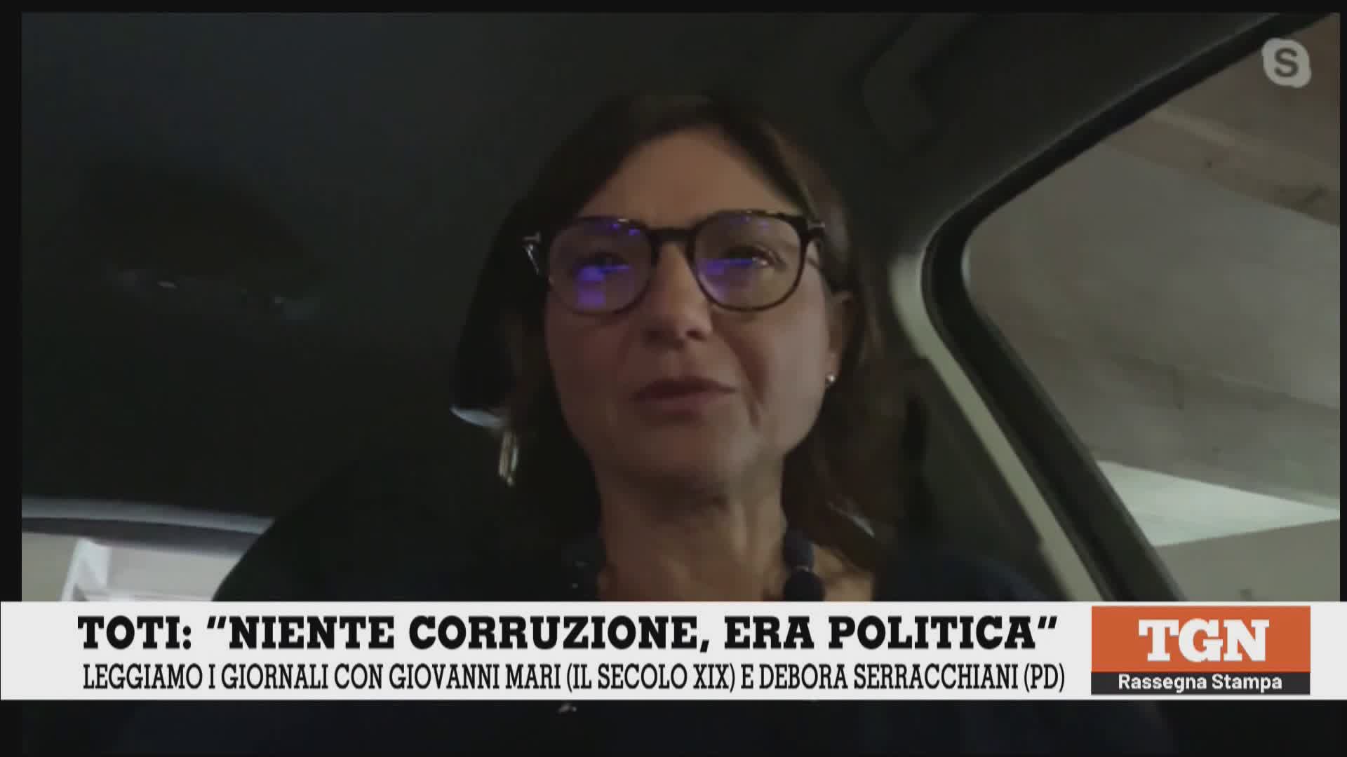 Caso Toti, Serracchiani (Pd) a Telenord: "Rivendicato uso delle istituzioni non condivisibile"