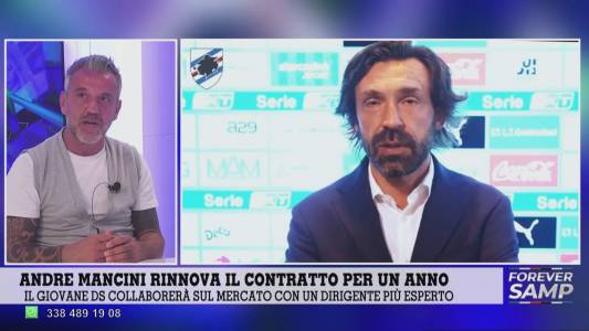 Sampdoria, Flachi: "Pirlo ci ha messo un po' a calarsi nella parte, ma ora va tenuto"