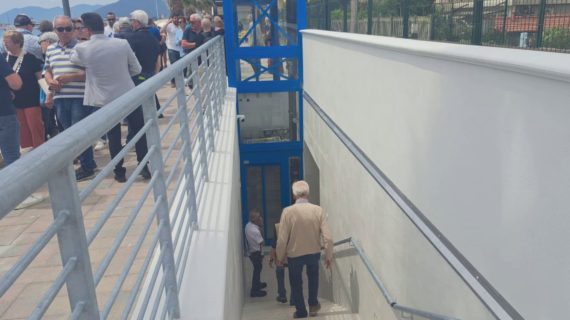 Pietra Ligure, inaugurato nuovo sottopasso ferroviario: area rinnovata senza barriere architettoniche