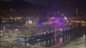 Genova, la nave da crociera dei magnati indiani tiene sveglia la città sino all'alba