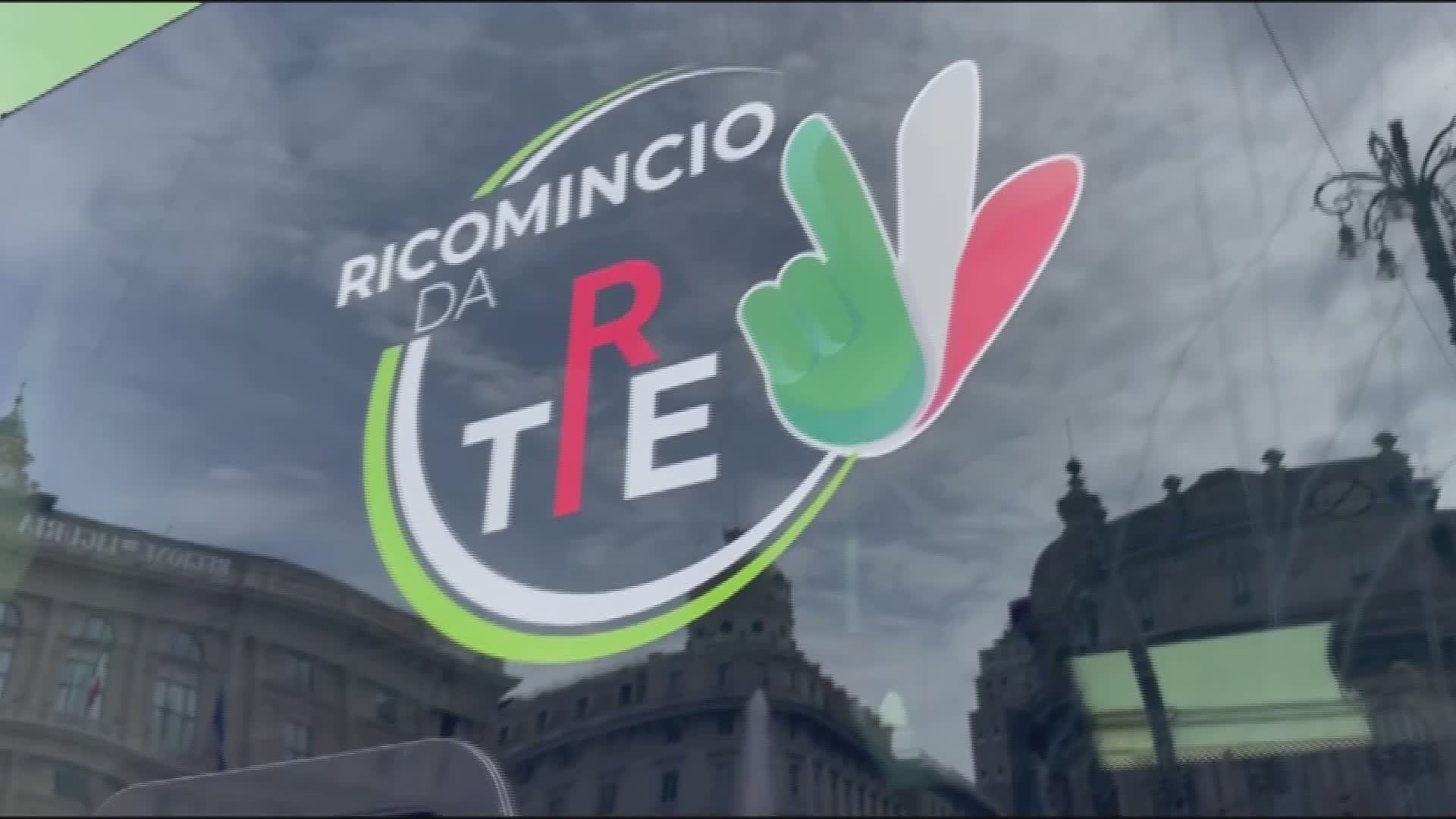 Genova, "Ricomincio da Tre": l'eco tour che toccherà 50 città italiane