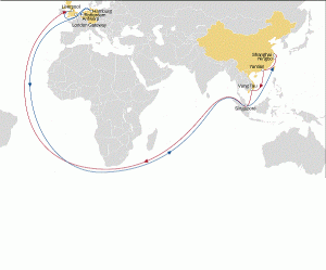 MSC lancia Britannia: un nuovo anello autonomo che collega l’Asia al Nord Europa