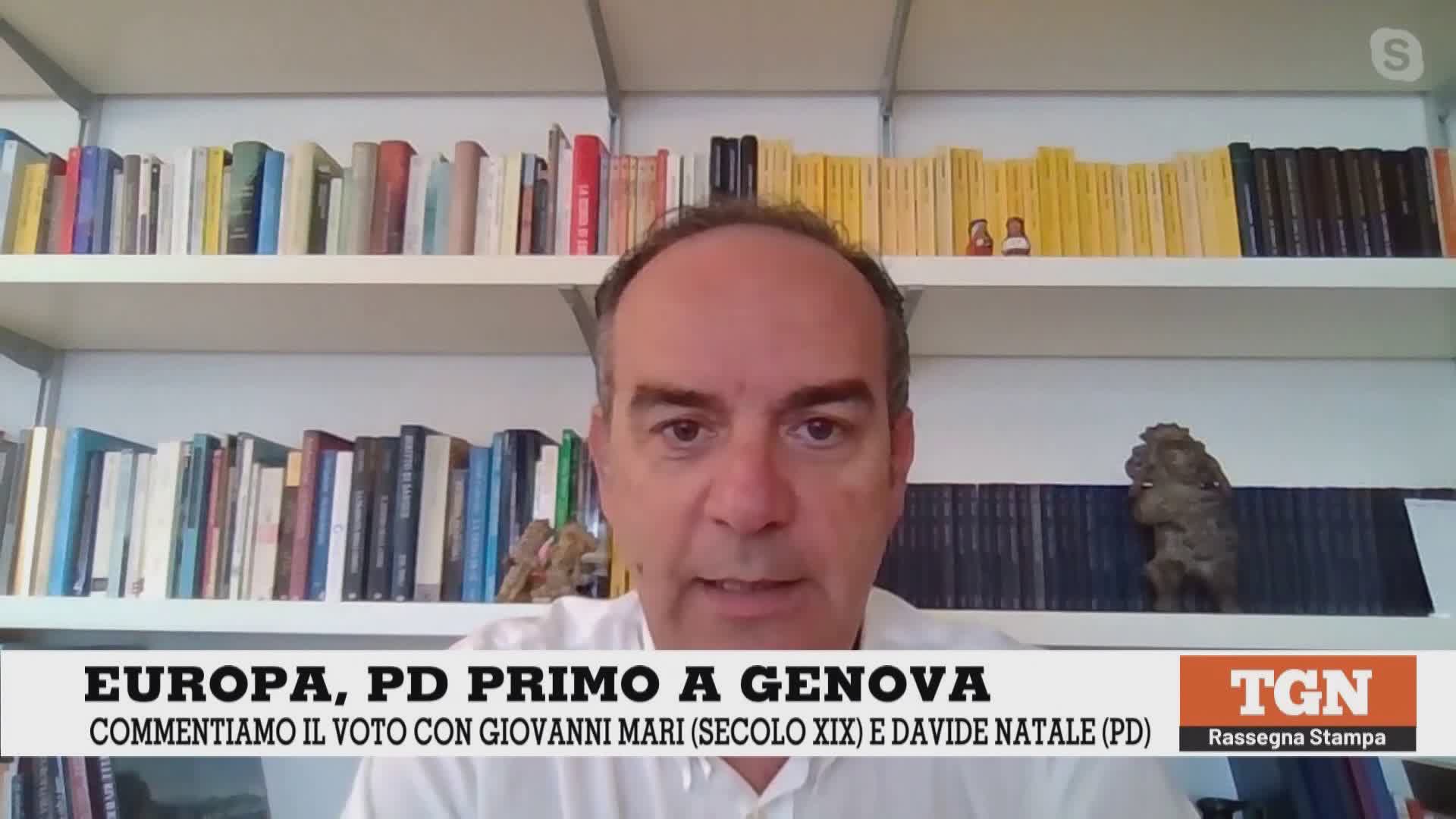Elezioni, Pd primo a Genova e appaiato a FdI in Liguria, Natale a Telenord: "Premiato nostro lavoro, ora unità sulle idee per liberare Regione"
