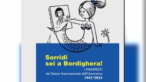 Genova, presentato il libro "Sorridi sei a Bordighera!” che  celebra il Salone internazionale dell'umorismo