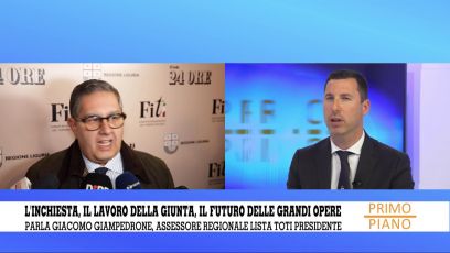 L'assessore Giampedrone a Telenord sulle dimissioni di Toti: "La decisione è sua, ci incontreremo per definire la linea amministrativa"