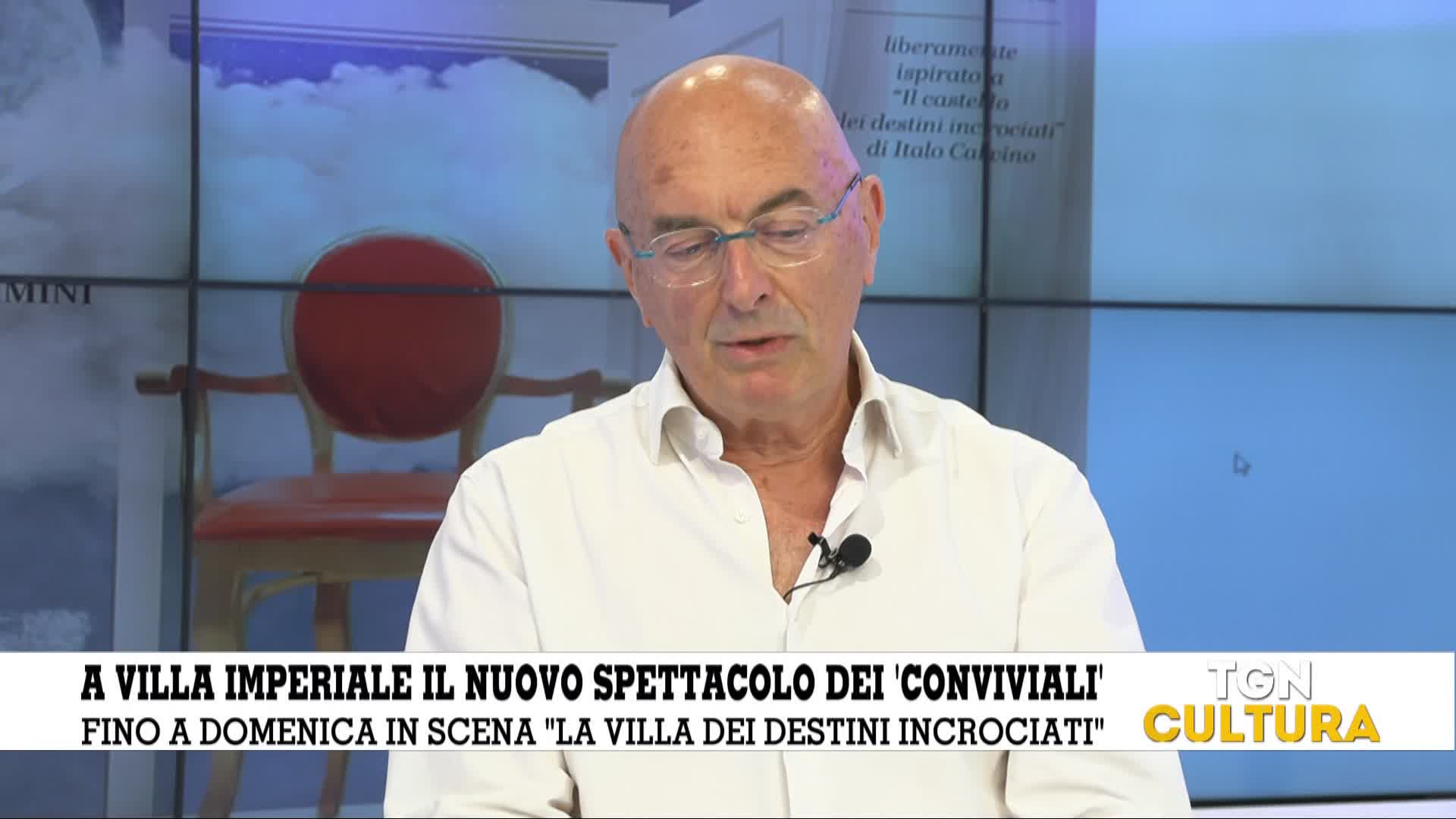 TGN Cultura - A Villa Imperiale il nuovo spettacolo dei 'conviviali';
