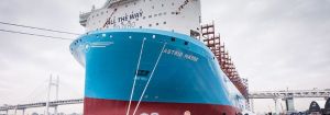 Capodistria accoglie la Astrid Maersk, seconda grande nave verde al mondo alimentata a metanolo