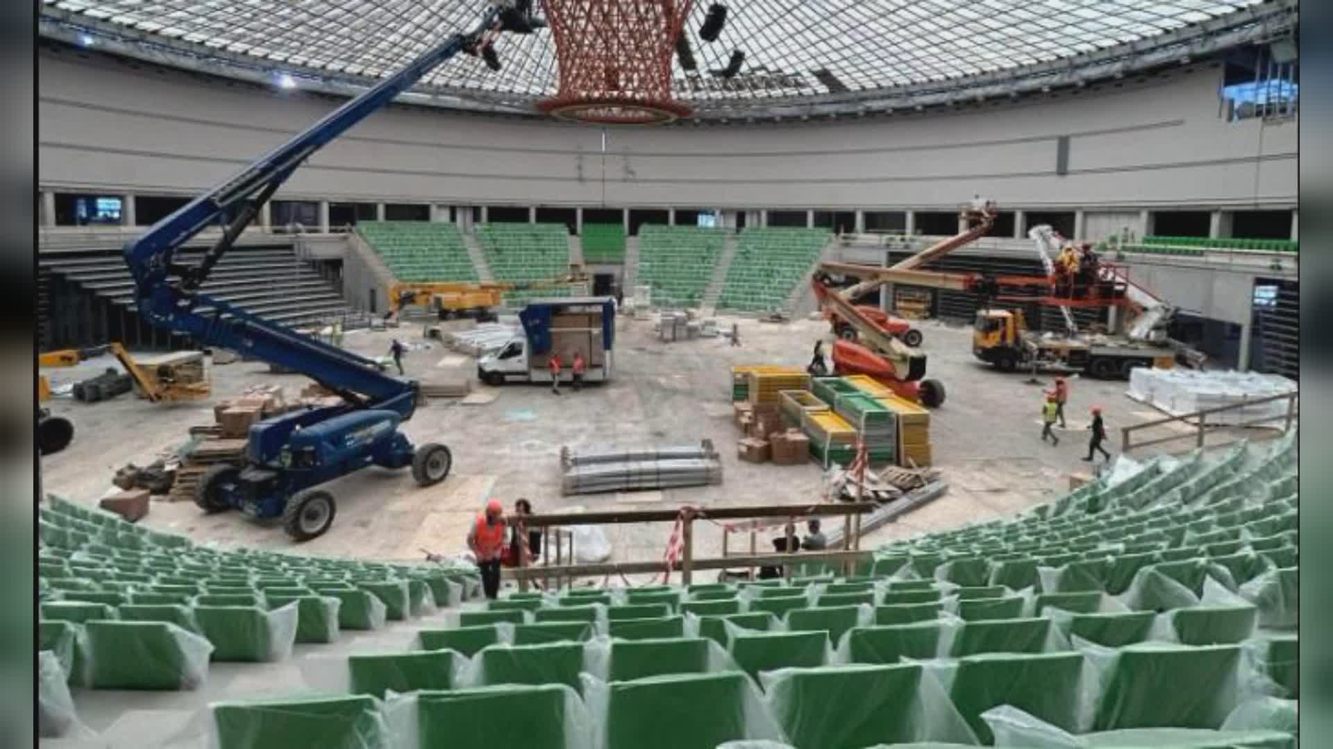 Genova: nuovo Palasport, prendono forma le tribune