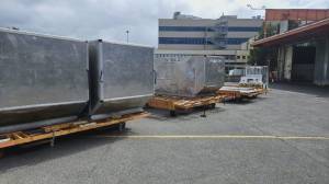 Genova, trasporti: Spediporto rilancia il traffico cargo in aeroporto, grande carico di mobili inviato in Guinea Equatoriale