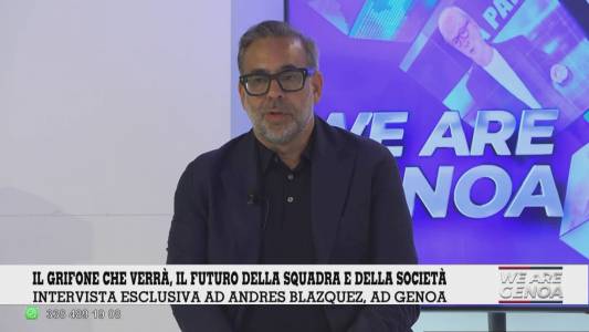 Genoa, ad Blazquez a Telenord: "Frendrup resta, faremo una rosa da 40 milioni per puntare all'Europa"