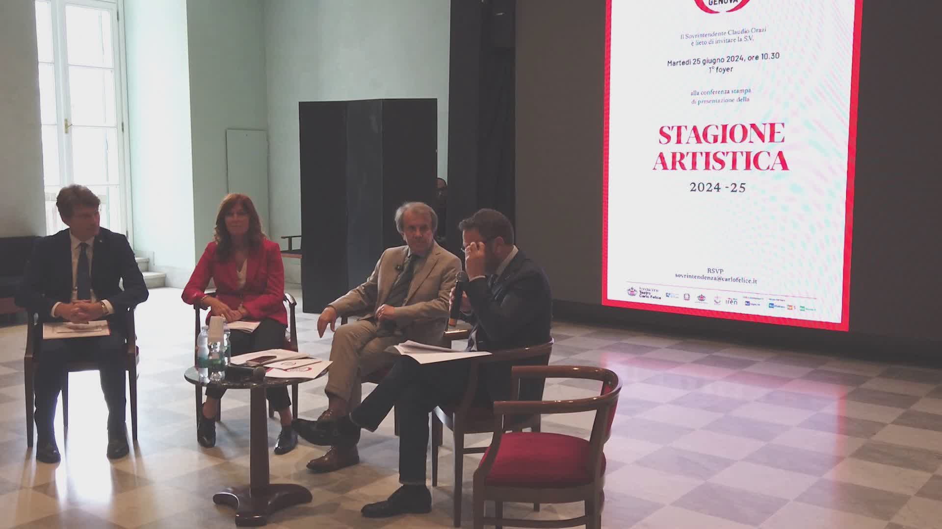 Genova, "Giro di vite" per aprire la nuova stagione del Carlo Felice