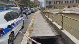 Genova, crollo del marciapiede a Quinto. Avvenente: "Costo riparazioni molto oltre le nostre disponibilità"