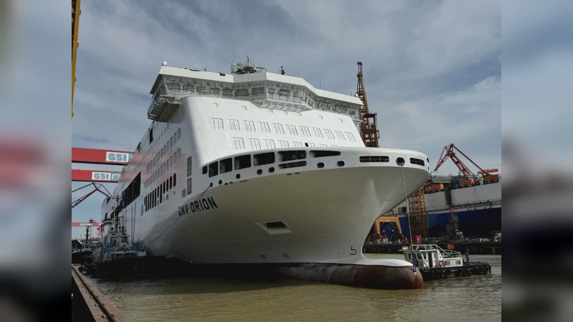 Genova: Gnv vara Orion, secondo dei quattro traghetti ad alta tecnologia