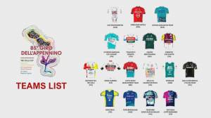 Genova, ciclismo: Giro dell'Appennino 2024, confermate le 17 squadre iscritte tra cui UAE, Astana e Arkea