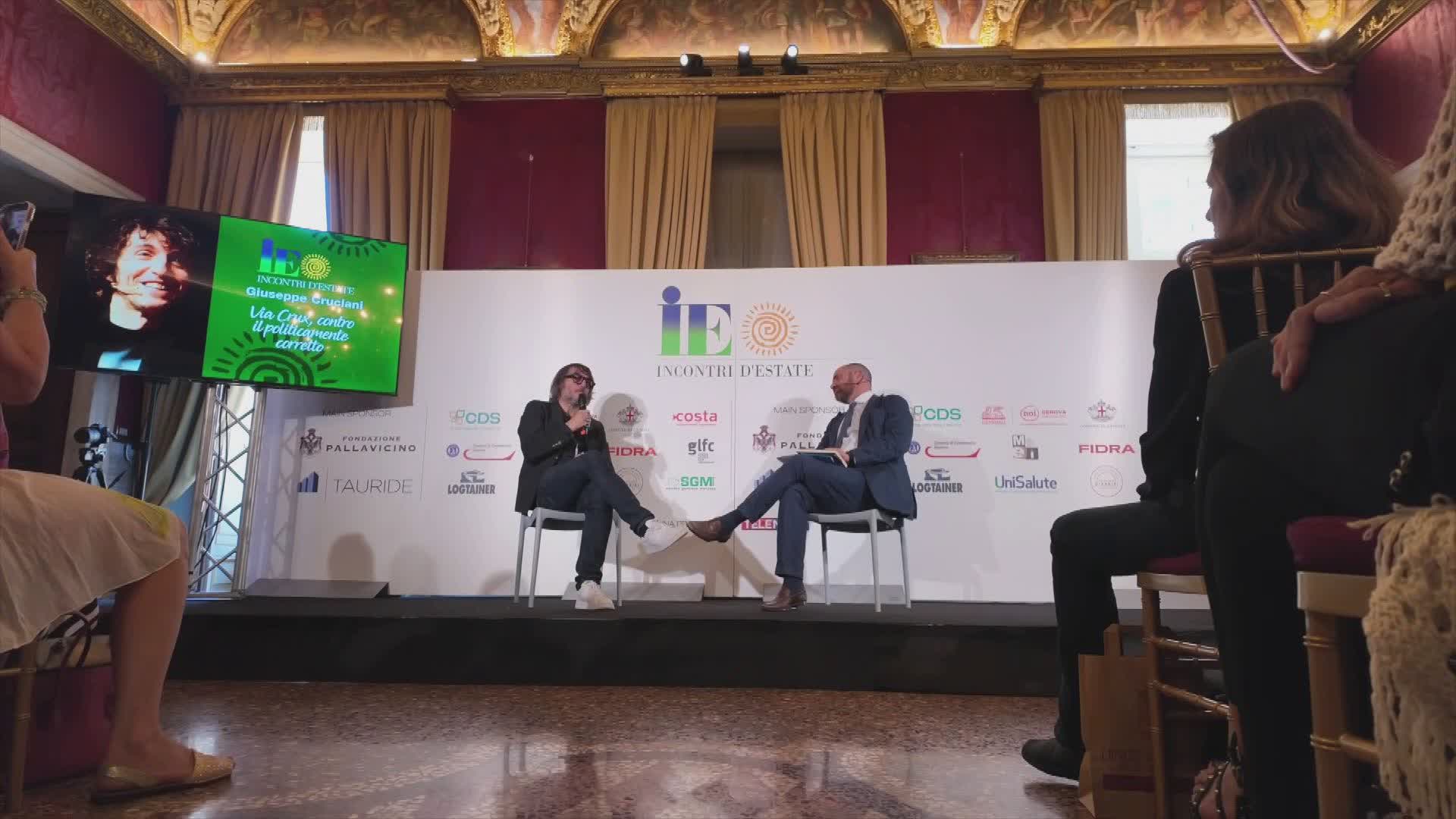 Incontri d'estate, Giuseppe Cruciani: "Il politicamente corretto è una nuova forma di totalitarismo"