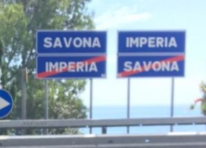 Liguria, viabilità: chiusa Aurelia a Imperia per incidente