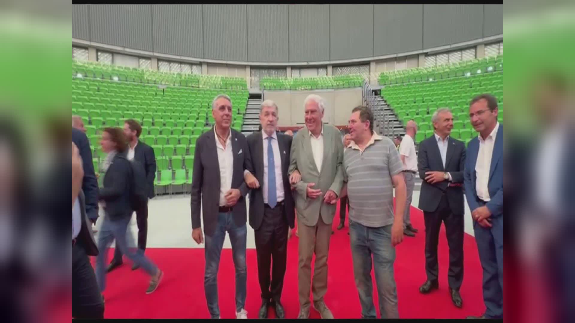 Genova, Palasport, il sindaco Bucci: "Nuovo punto di riferimento in città"
