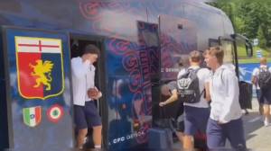 Genoa, la squadra è arrivata in Val di Fassa: oggi primo allenamento, domenica amichevole con il Fassa Calcio: Telenord in diretta dalle 17.30