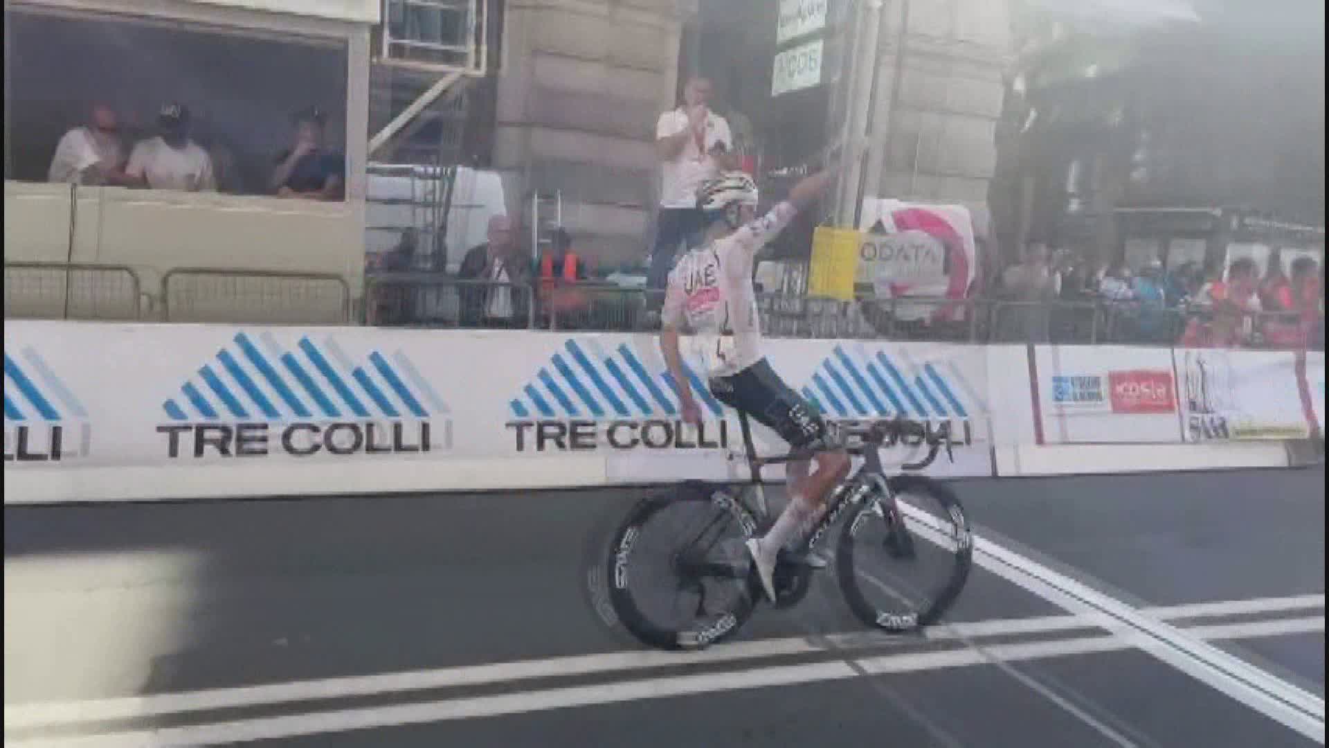 Lo svizzero Jan Christen in trionfo nell'85° Giro dell'Appennino