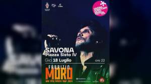 Savona Downtown Music Festival: giovedì 18 luglio ospite Fabrizio Moro