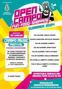 Campomorone: martedì la prima edizione di Campo Music Festival con negozi aperti 